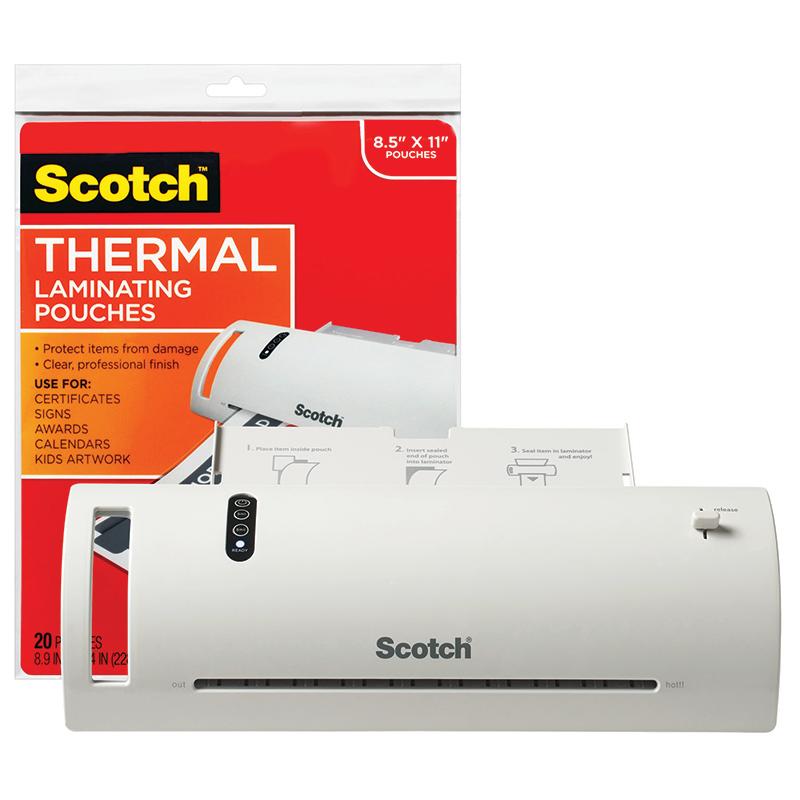 Scotch Thermal Laminator Combo Pack - 9
