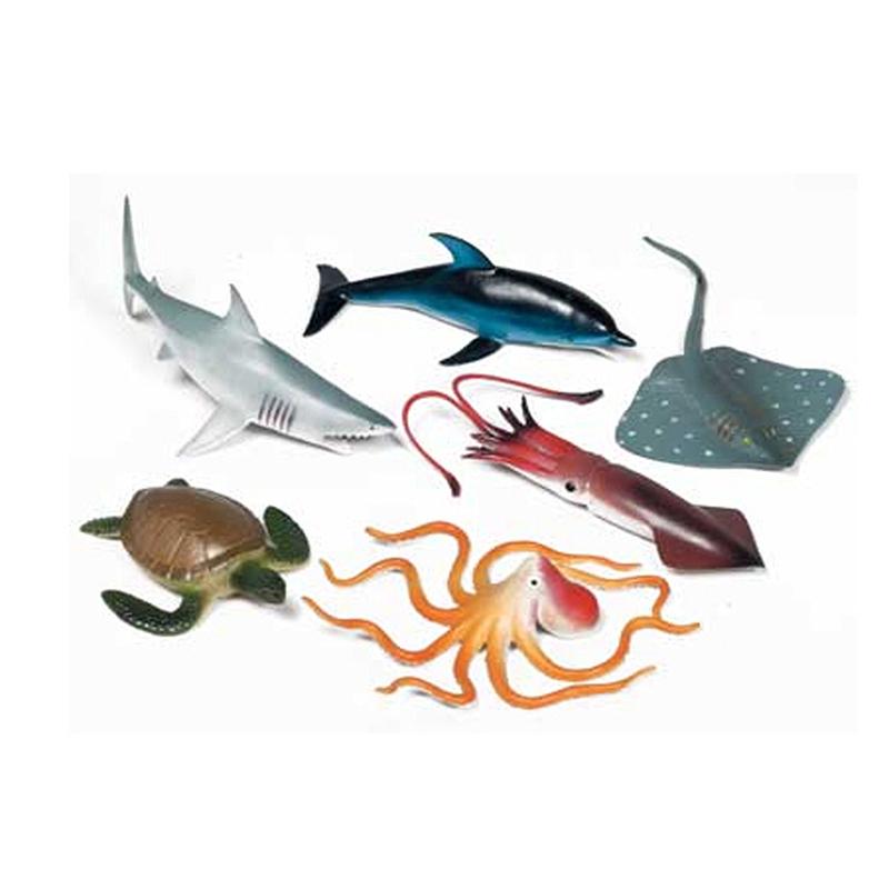 Ocean Animals Playset, Set of 6