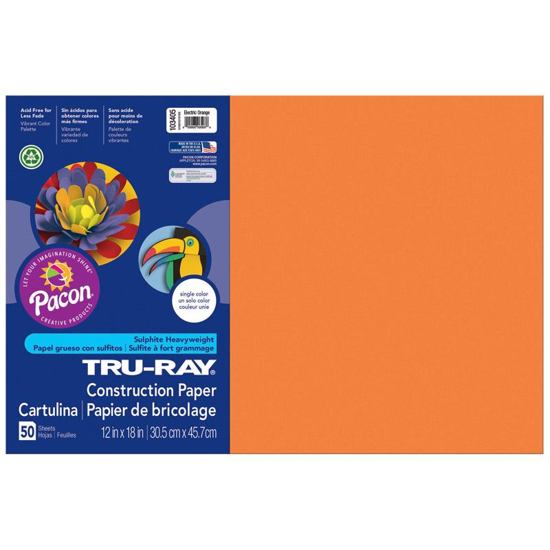 Tru-Ray Construction Paper - Art Project - 18