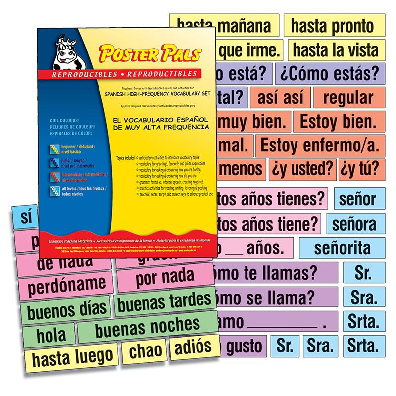 Spanish High-Frequency Vocab Card Set