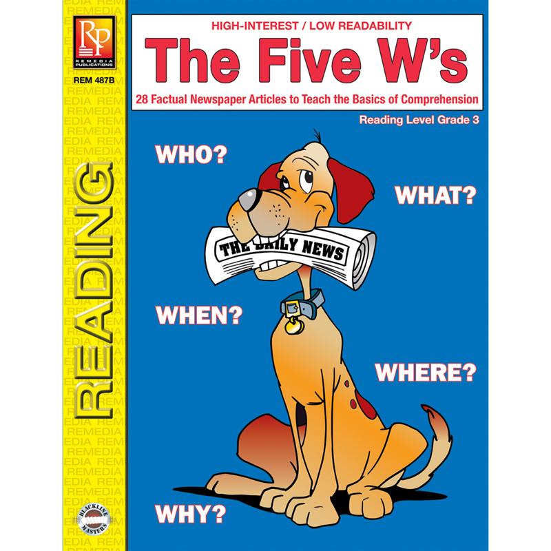 The Five W's Book, Reading Level 3