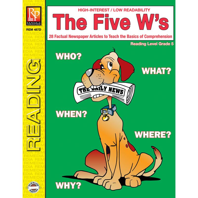 The Five W's Book, Reading Level 5