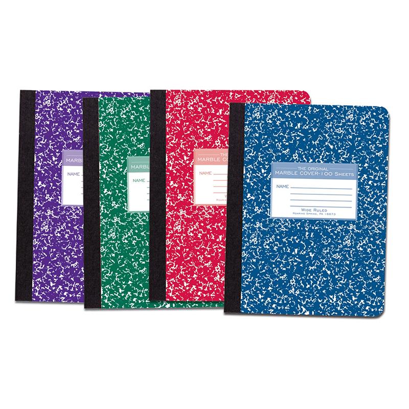  Roaring Spring Wide- Ruled Composition Book - 100 Sheets - Sold As Eaches
