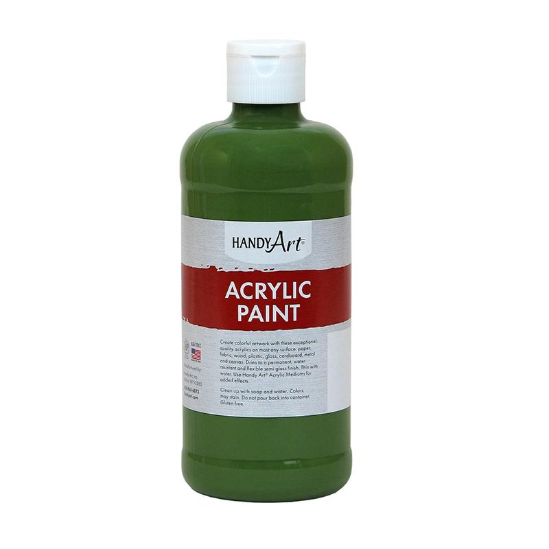 Acrylic Paint 16 oz, Green Oxide