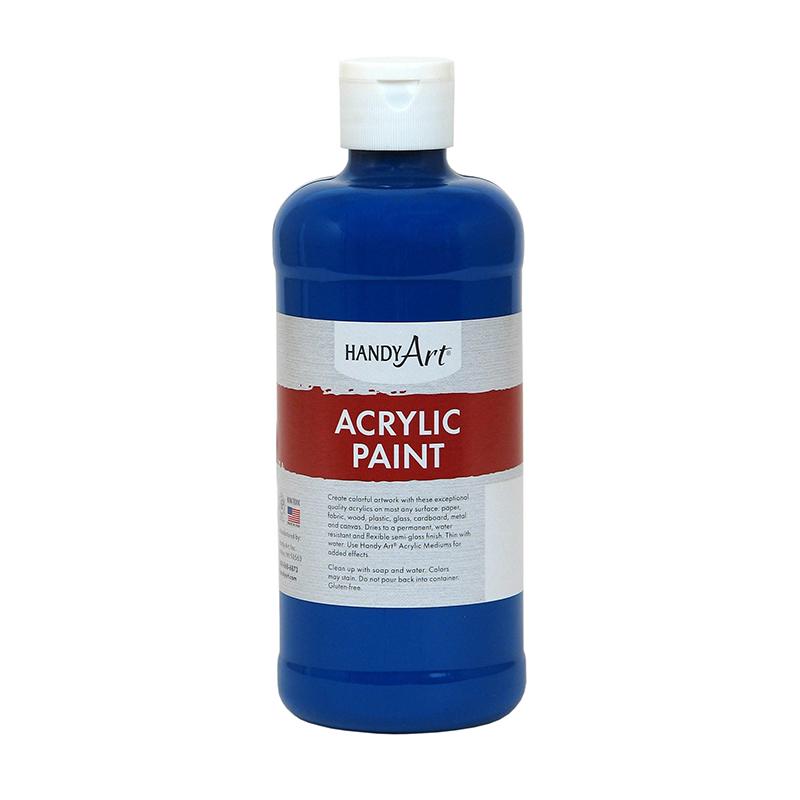 Acrylic Paint 16 oz, Ultra Blue