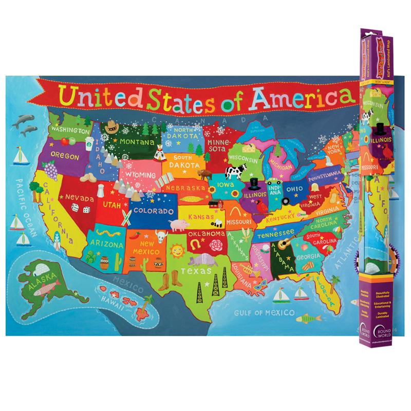 Kid's Map, United States, 24