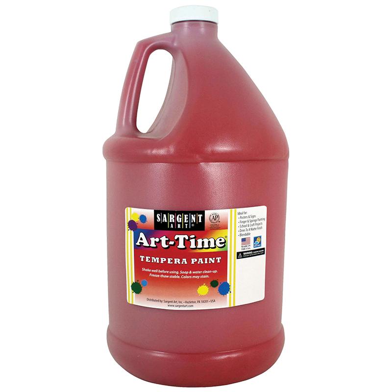 Art-Time® Tempera Paint, Red - Gallon