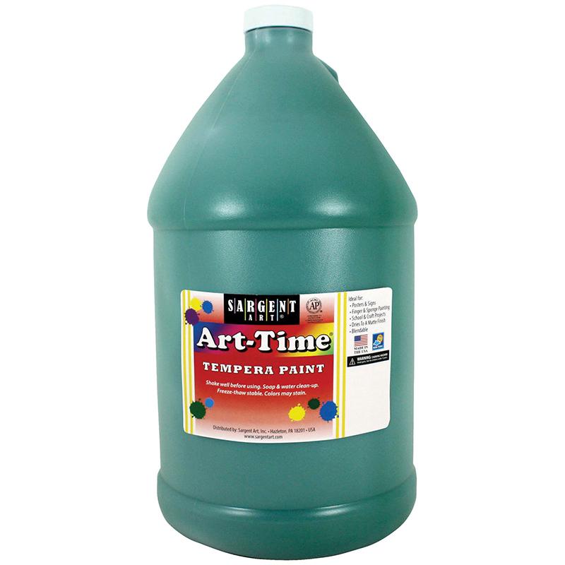 Art-Time® Tempera Paint, Green - Gallon
