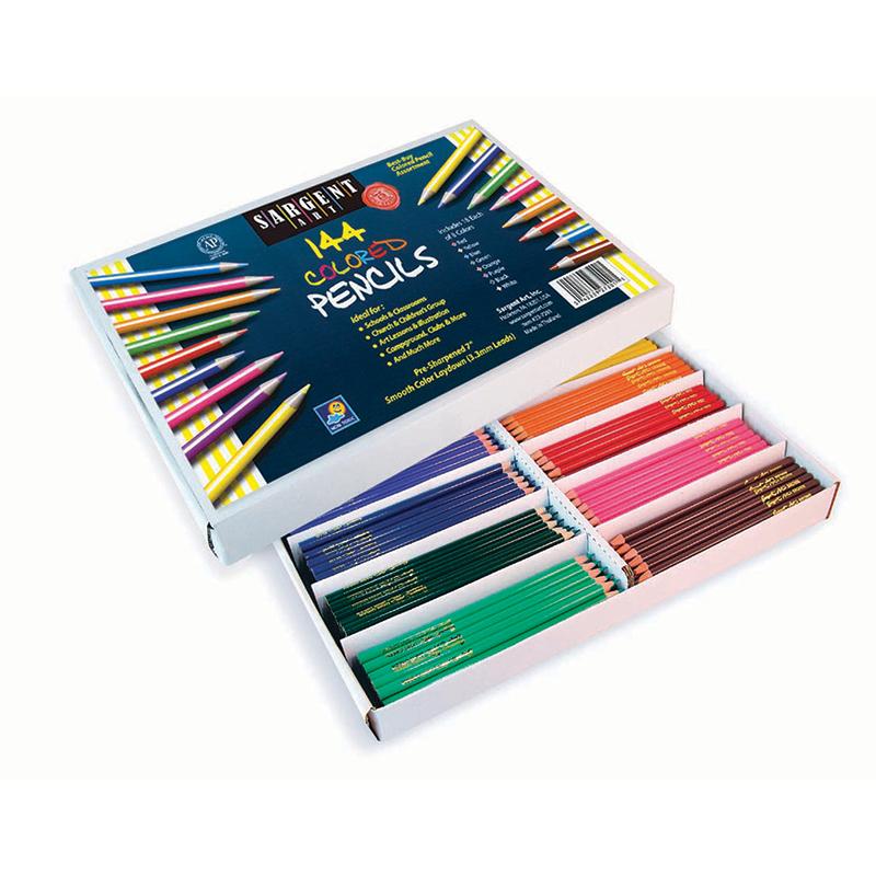 Colored Pencil Assortment, 8 colors, 144 Count