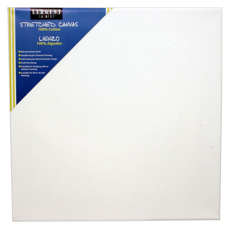 100% Cotton Stretched Canvas, 12