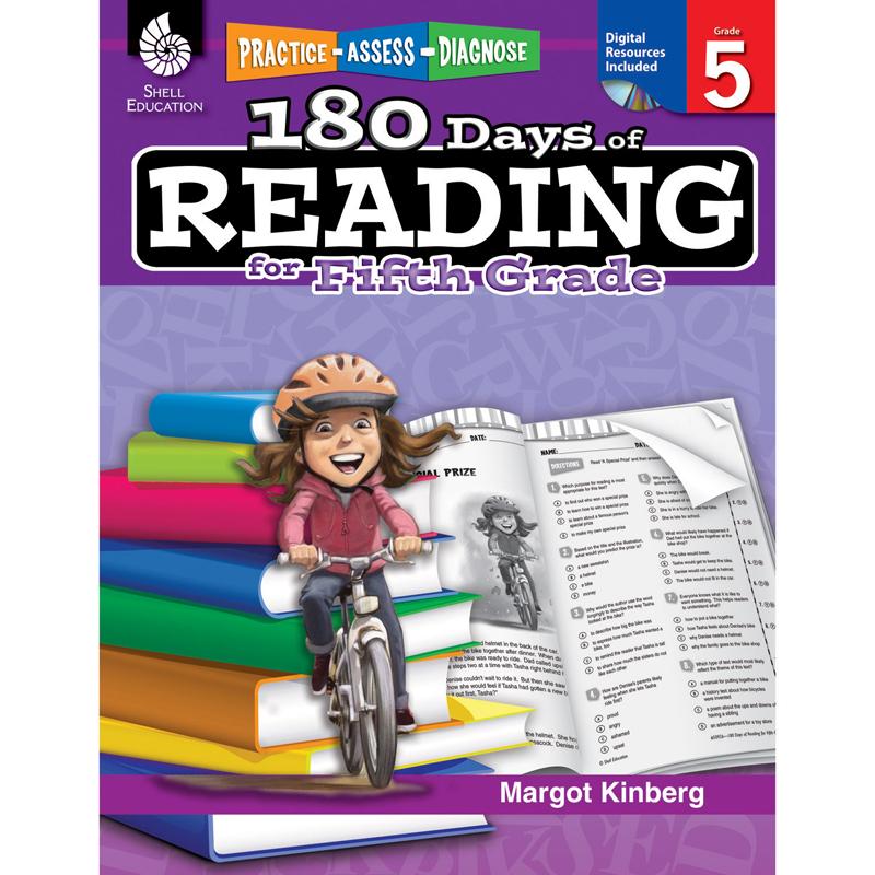180 Days of Reading Book for Fifth Grade