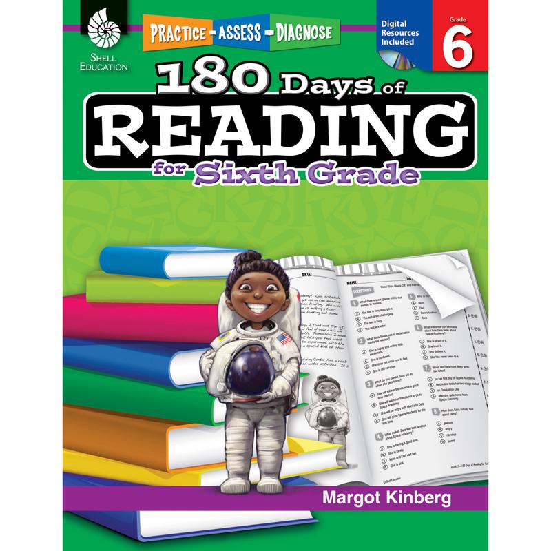 180 Days of Reading Book for Sixth Grade