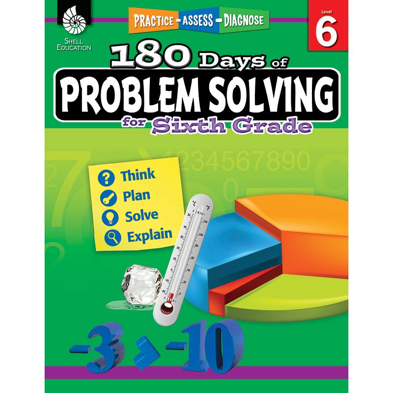 180 Days of Problem Solving Book, Grade 6