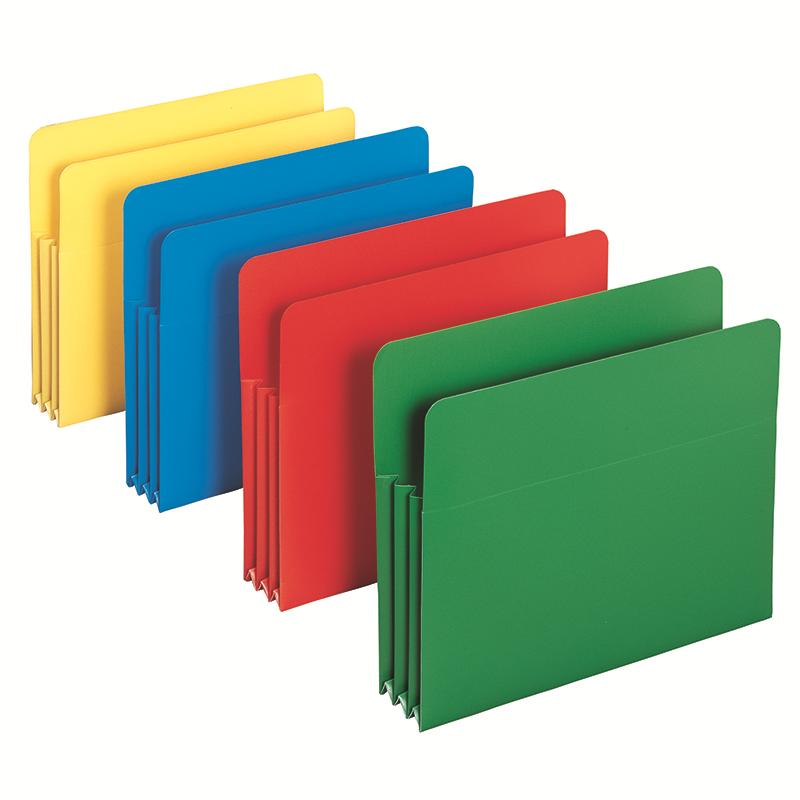 Smead InnDura Poly Expanding File Pockets - Letter - 8 1/2
