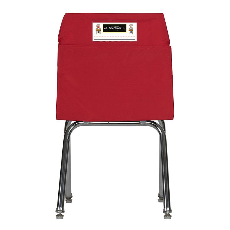 Seat Sack, Small, 12 inch, Chair Pocket, Red