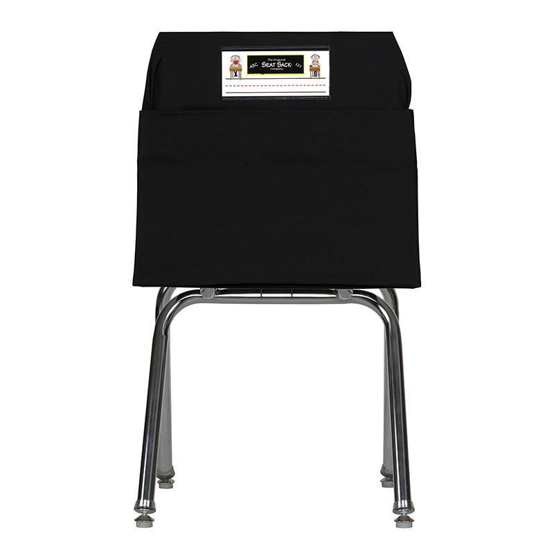 Seat Sack, Large, 17 inch, Chair Pocket, Black