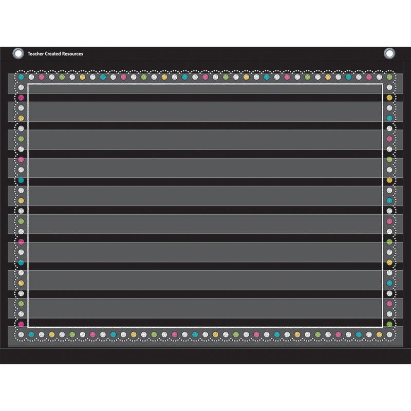 Chalkboard Brights Mini Pocket Chart (17