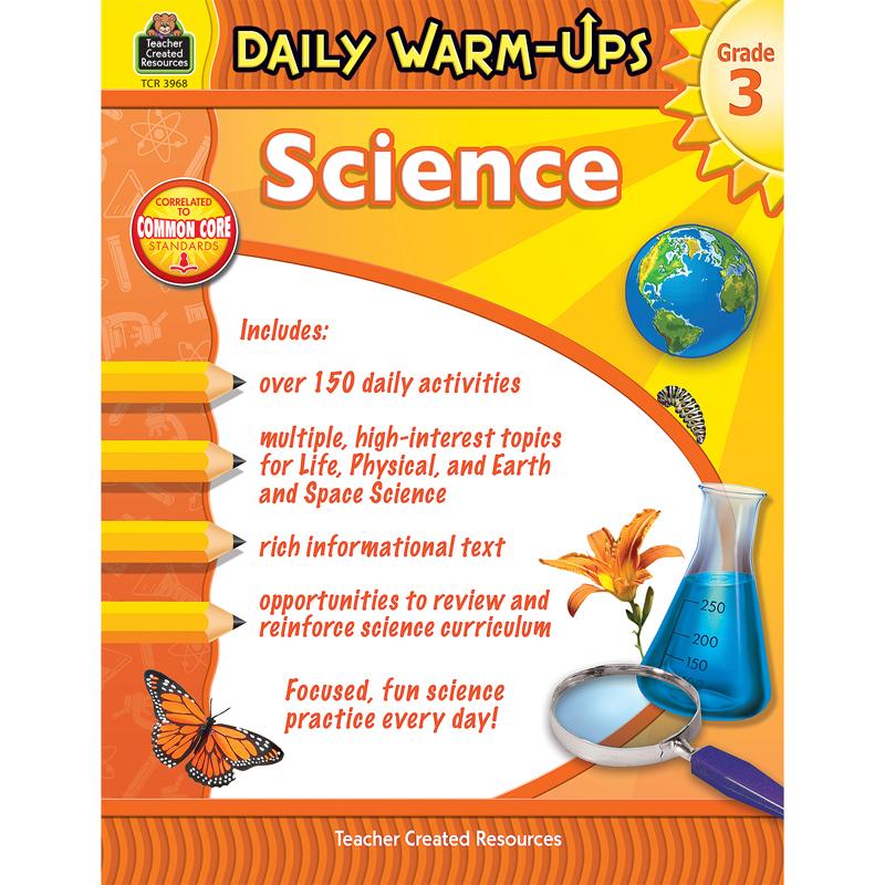 Teacher Created Resources Gr 3 Daily Science Workbook Printed Book - Teacher Created Resources Publication - Book - Grade 3
