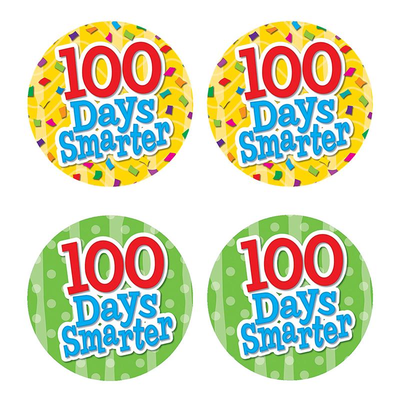 100 Days Smarter Wear ' Em Badges