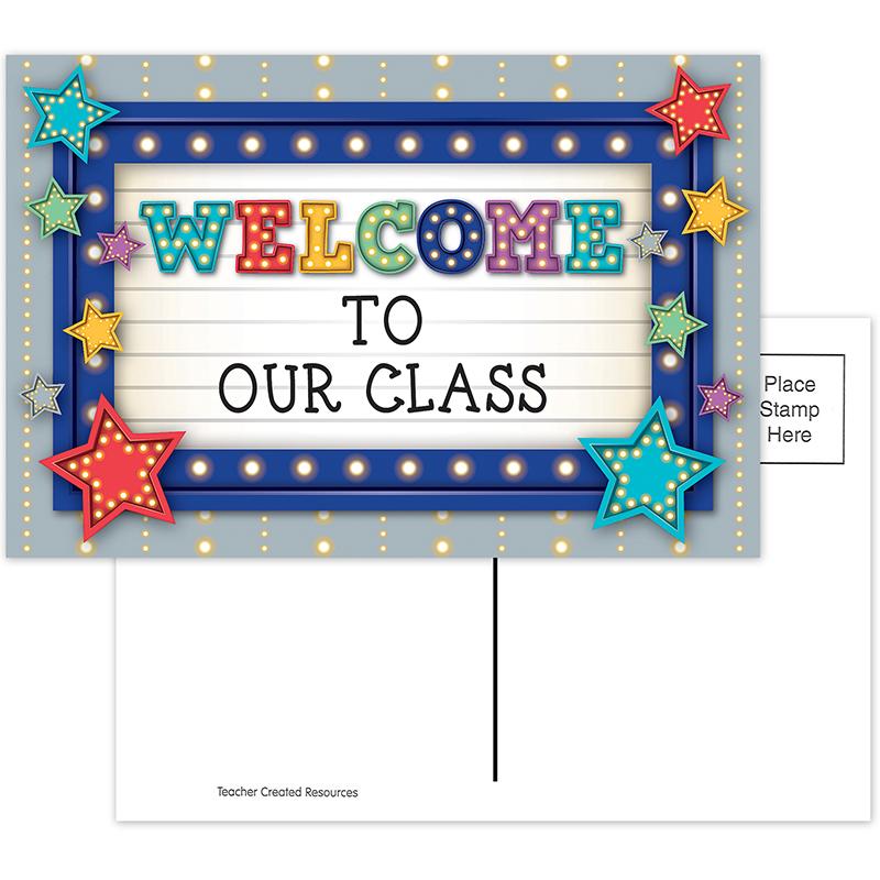 Marquee Welcome Postcards