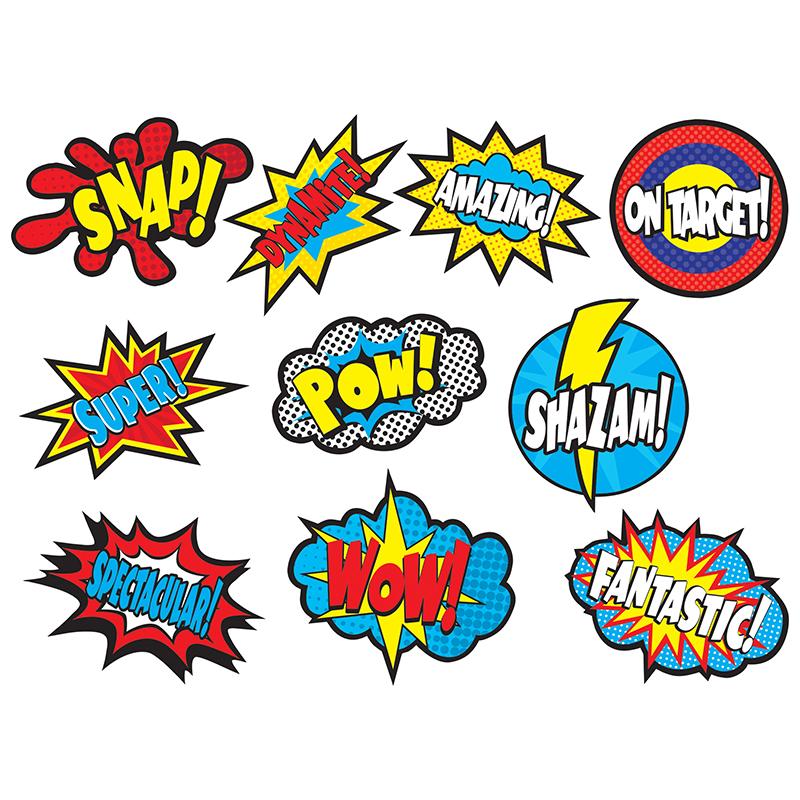 Superhero Sayings Accents, Pack of 30