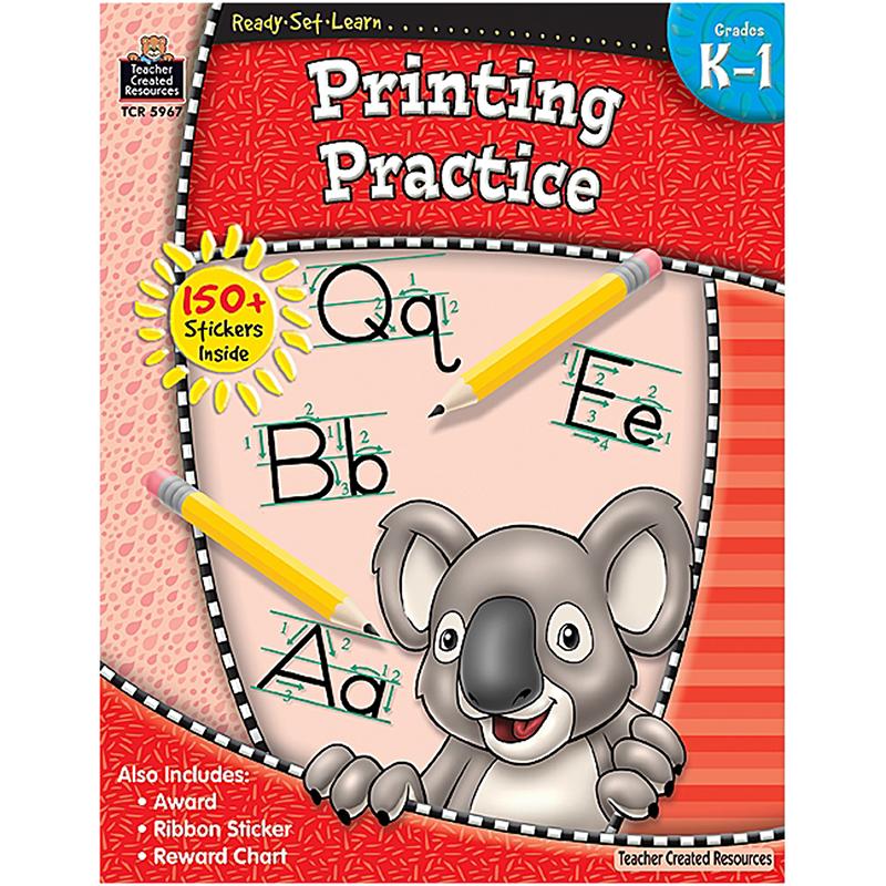  Ready & Bull ; Set & Bull ; Learn : Printing Practice