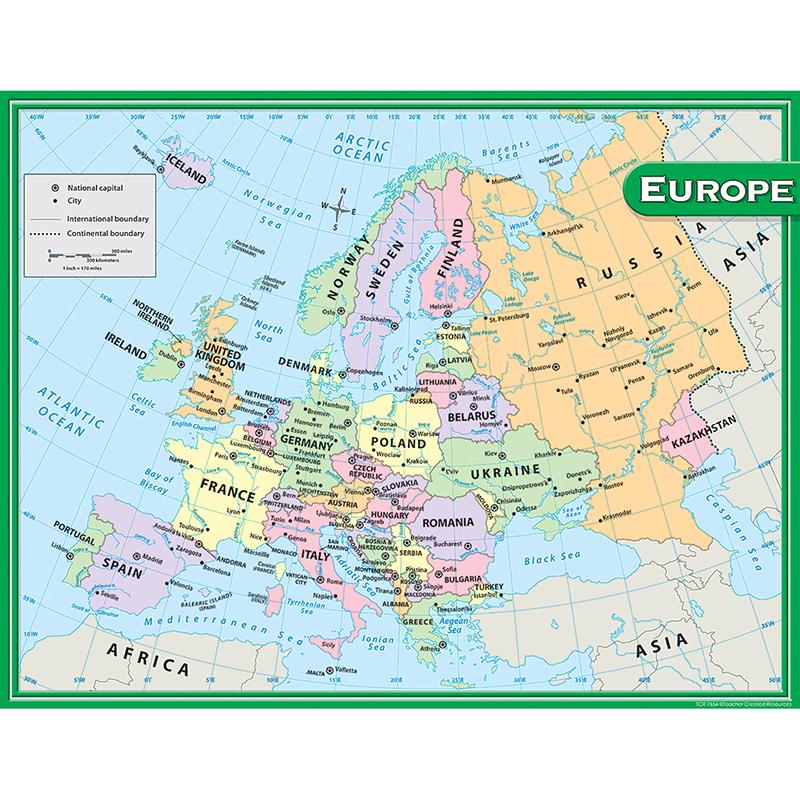  Europe Map Chart