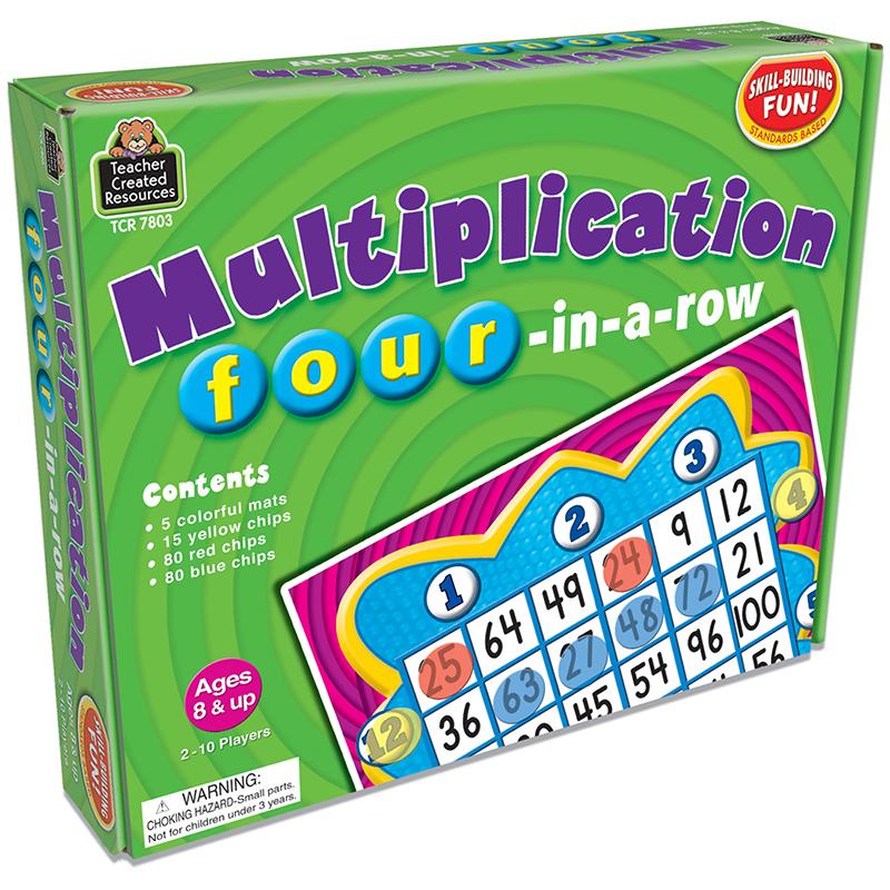 Multiplication: Four in a Row Game