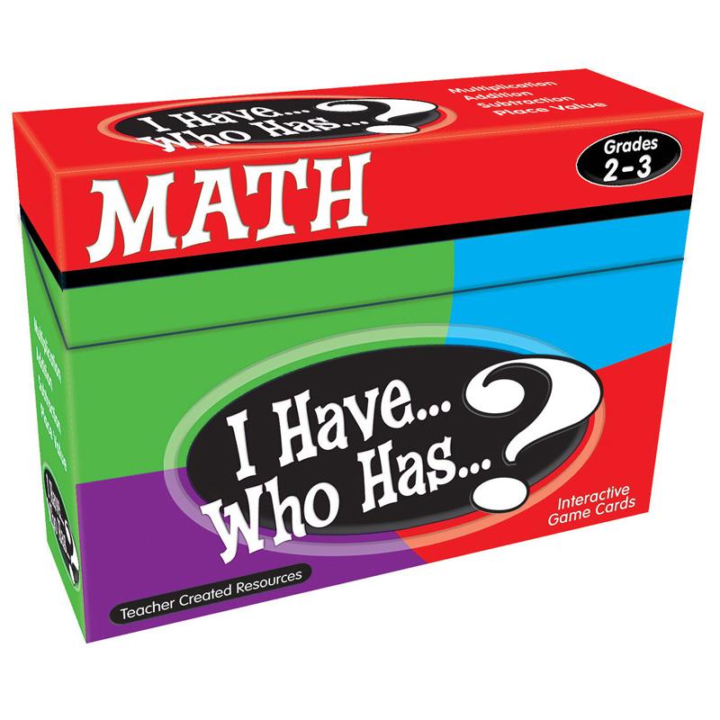  Teacher Created Resources 2 & 3 I Have Who Has Math Game - Educational