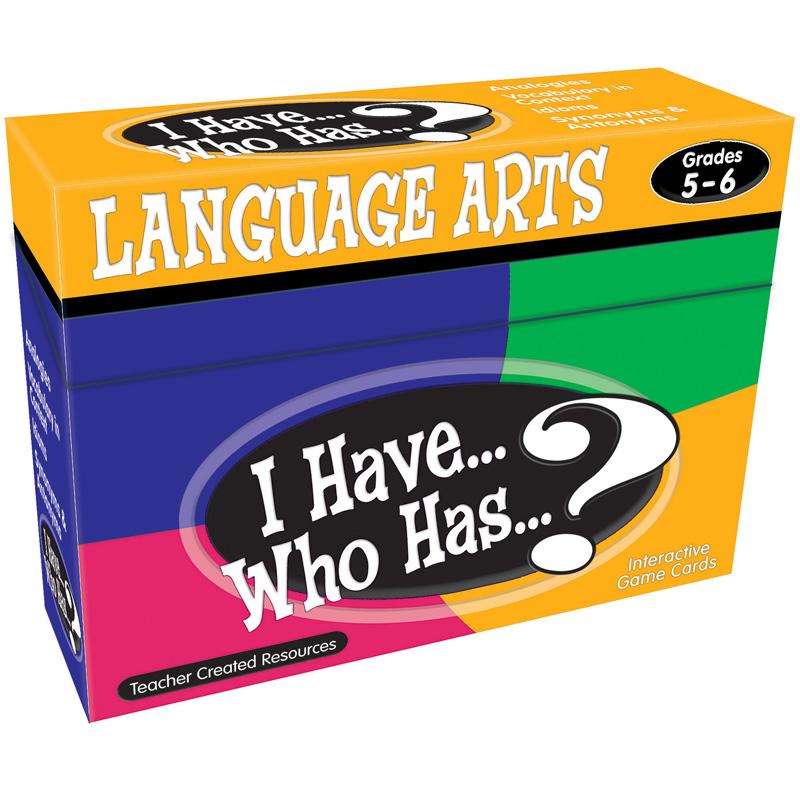 Teacher Created Resources 5&6 I Have Language Arts Game - Educational