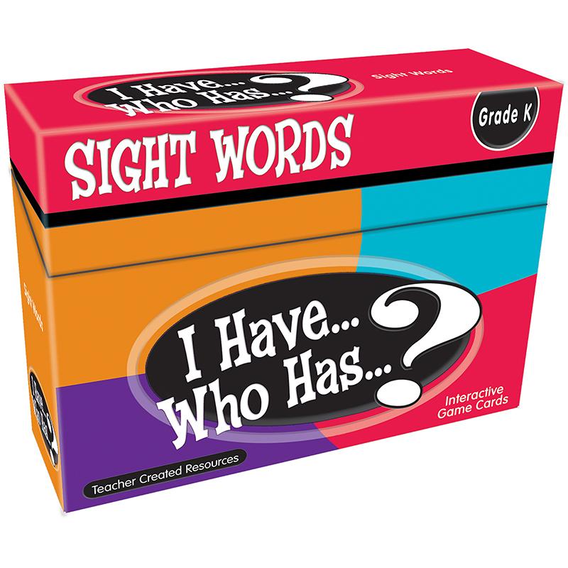 I Have, Who Has Sight Words Game, Grade K