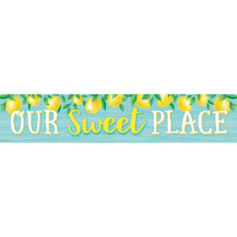 Lemon Zest Our Sweet Place Banner, 8