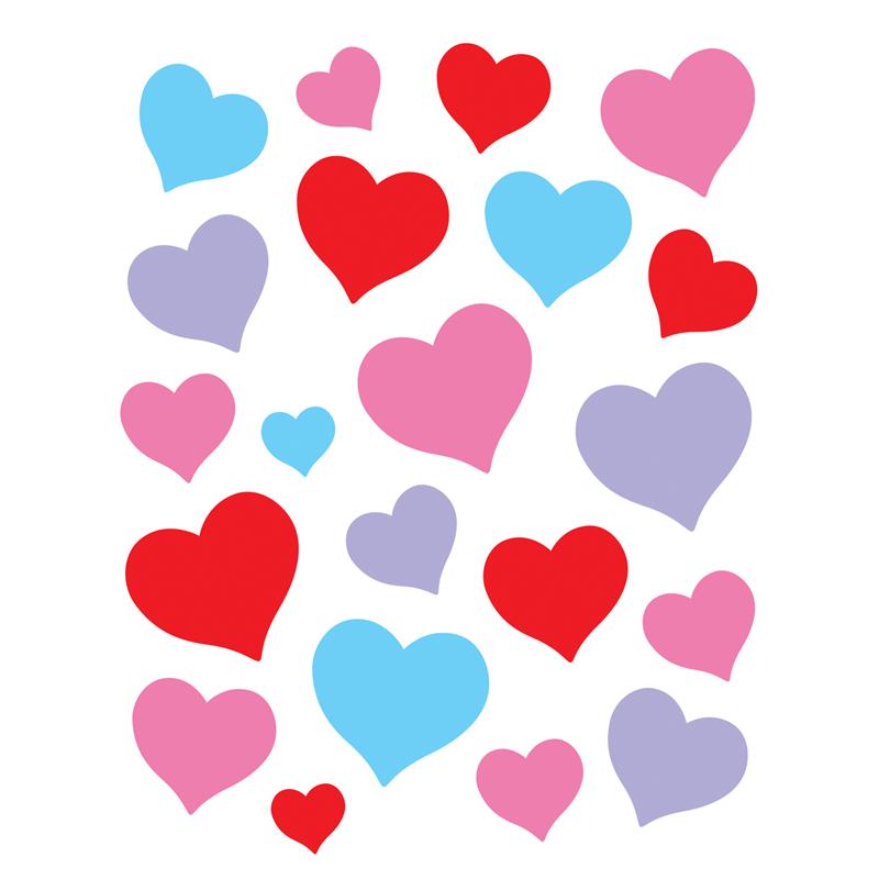 Charming Hearts Stickers, Pack of 120