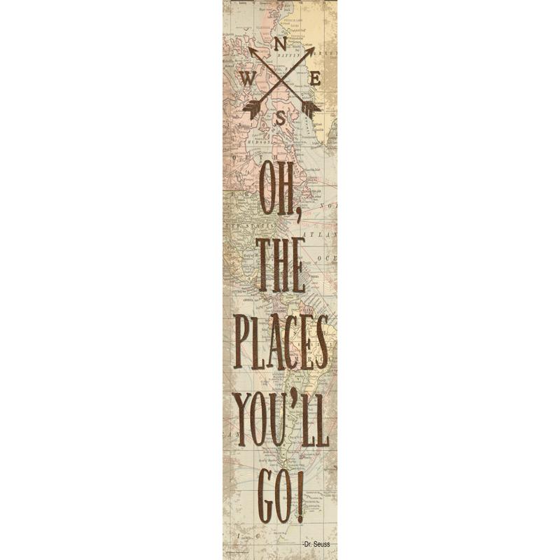 Travel The Map Oh, the Places You'll Go! Banner, 8