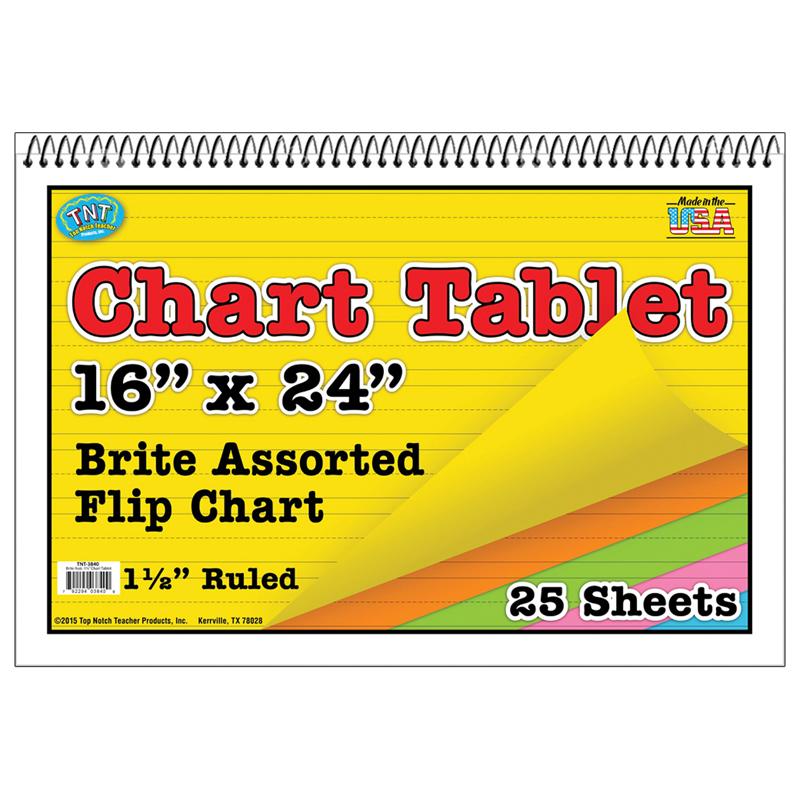 Brite Chart Tablet, 16