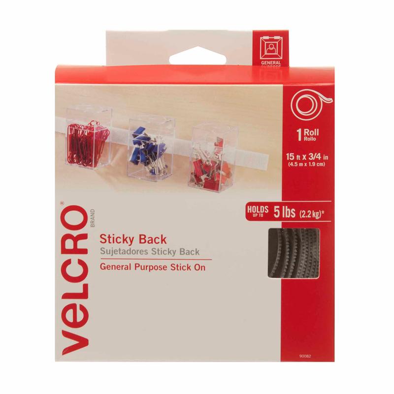  Velcro & Reg ; Sticky Back & Trade ; Tape, 3/4 