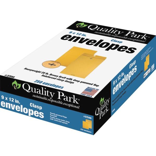 Quality Park Clasp Envelopes with Dispenser - Clasp - #90 - 9