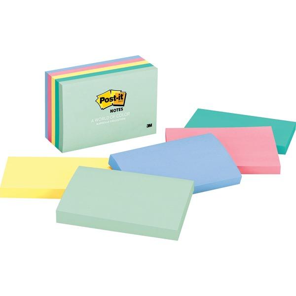 Post-it® Notes Original Notepads - Marseille Color Collection - 500 - 3