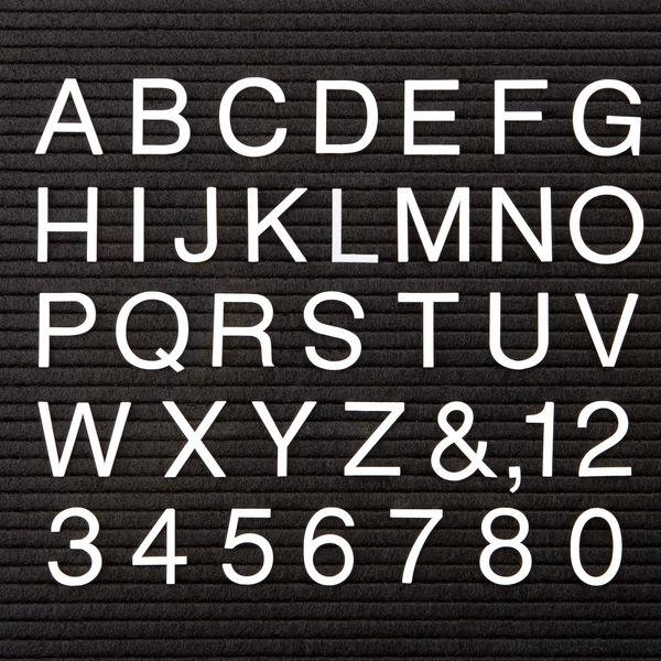 Quartet Felt Letter Board Character Set - (Letter, Number, Symbol) Shape - Pin-up - Helvetica Style - 0.50