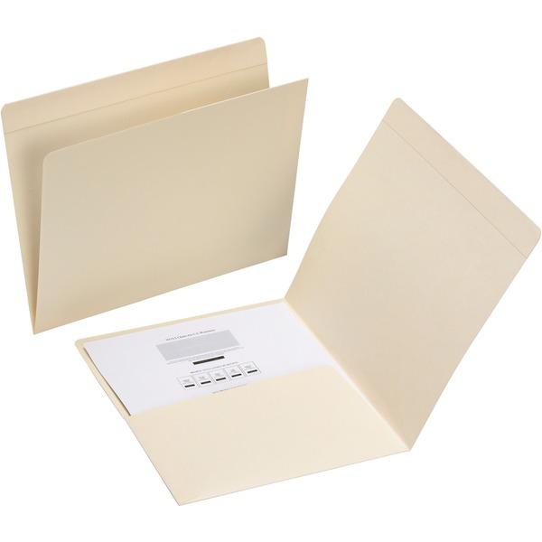 Smead File Folders with Pocket - Letter - 8 1/2