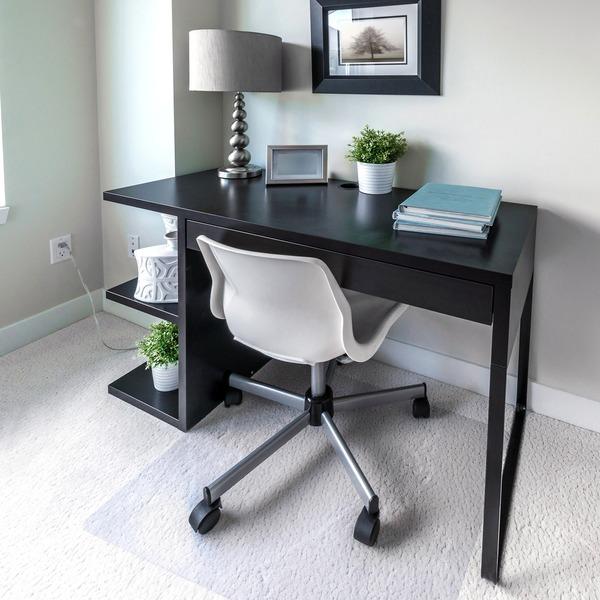 Cleartex Ultimat Low/Medium Pile Carpet Rectangular Chairmat - Home, Office, Carpeted Floor, Floor, Carpet - 47