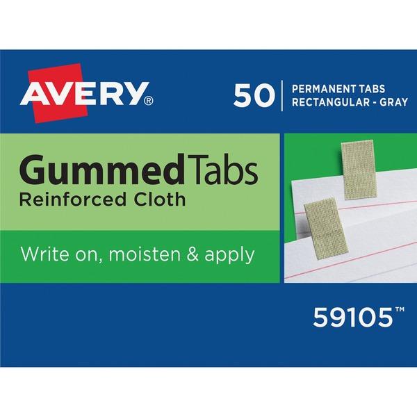 Avery® Gummed Index Tabs - Write-on Tab(s) - 0.81