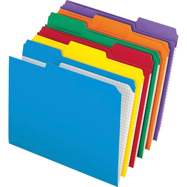 Pendaflex Color Reinforced Top File Folders - Letter - 8 1/2