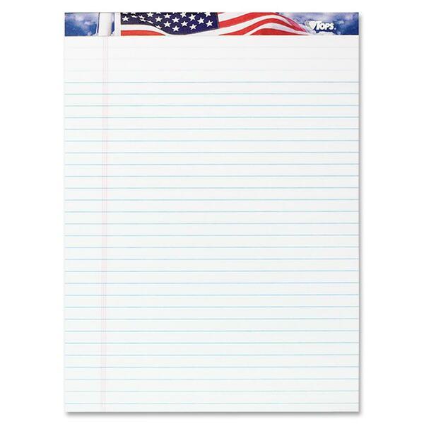 TOPS American Pride Writing Tablets - 50 Sheets - Strip - 0.34