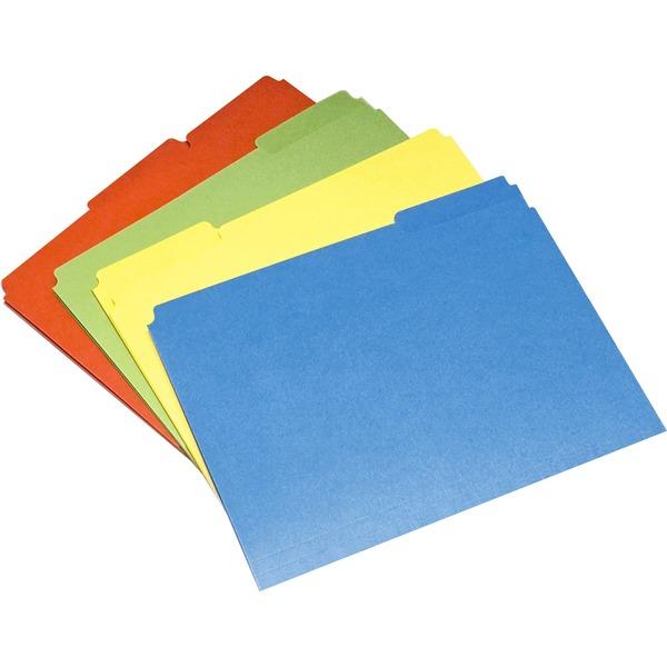  Skilcraft Colored File Folder - Letter - 8 1/2 