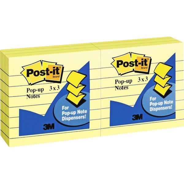 Post-it® Pop-up Lined Notes - 600 - 3