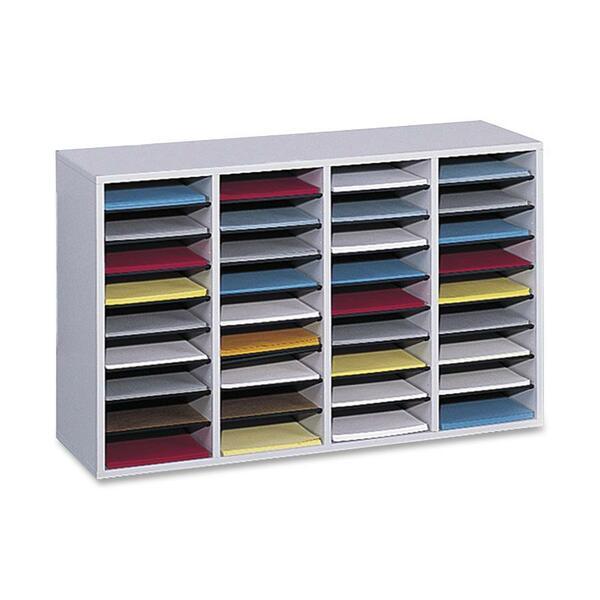 Safco Adjustable Shelves Literature Organizers - 36 Compartment(s) - Compartment Size 2.50