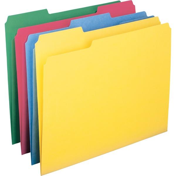 Smead WaterShed/CutLess File Folders - Letter - 8 1/2
