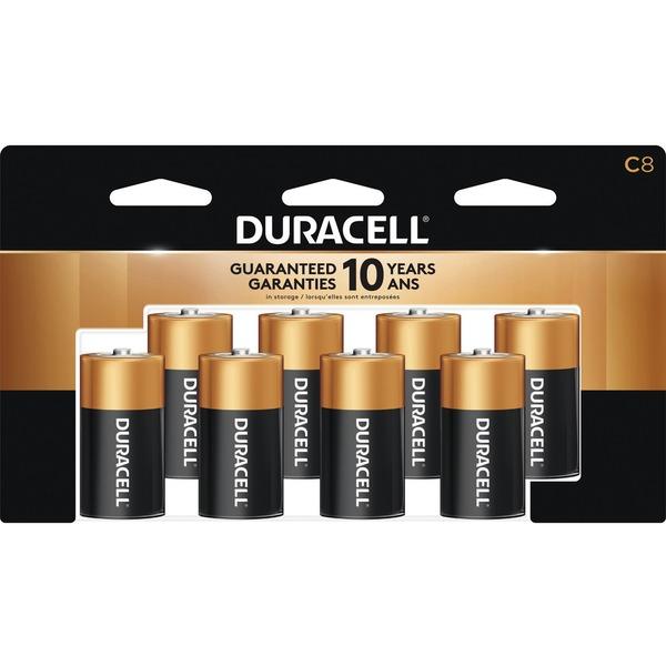 Duracell Coppertop Alkaline C Battery - MN1400 - For Multipurpose - C - 1.5 V DC - Alkaline - 8 / Pack