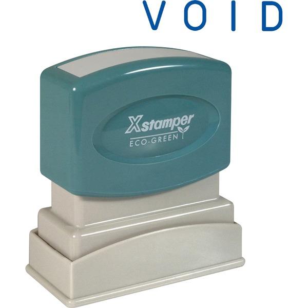 Xstamper VOID One Color Title Stamp - Message Stamp - 